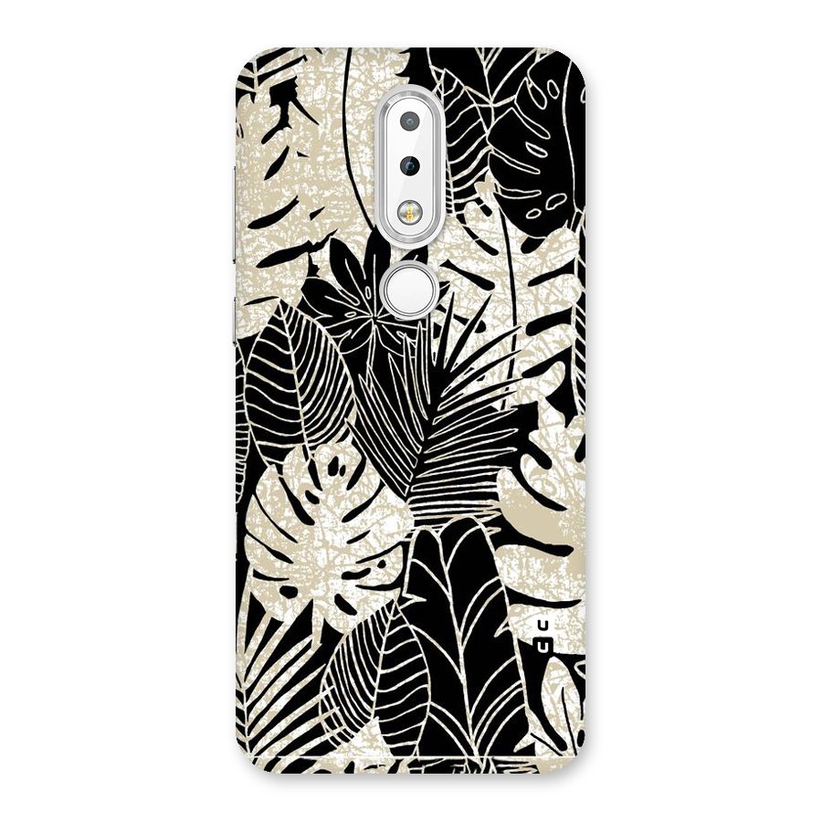 Leaf Pattern Back Case for Nokia 6.1 Plus