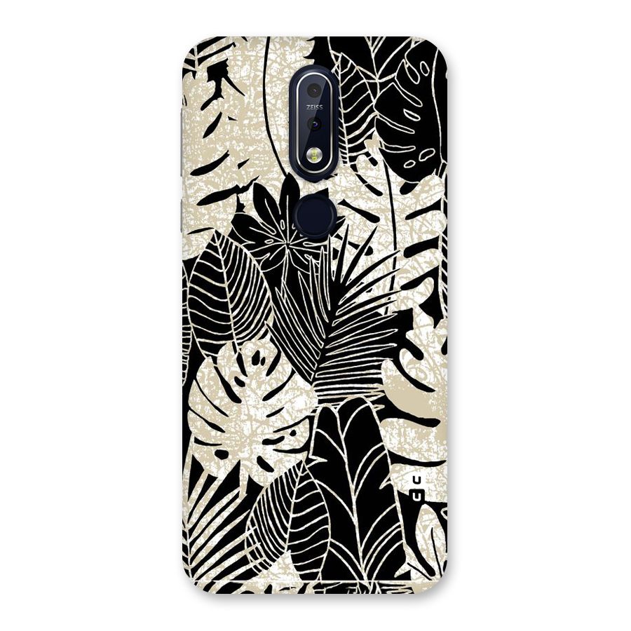 Leaf Pattern Back Case for Nokia 7.1
