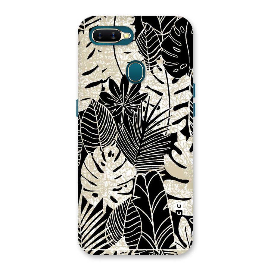 Leaf Pattern Back Case for Oppo A11k