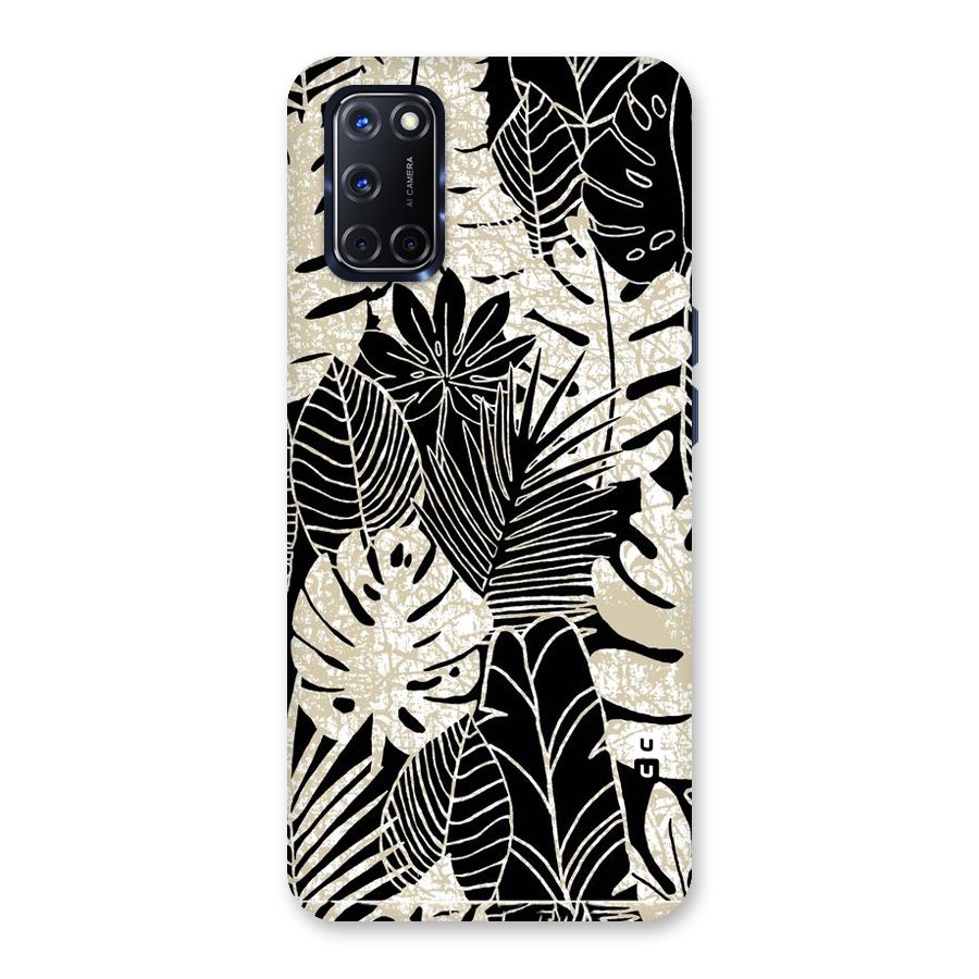 Leaf Pattern Back Case for Oppo A52