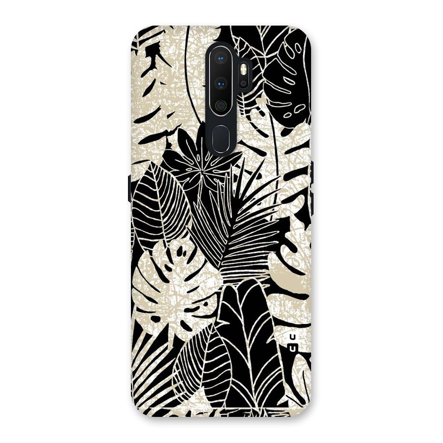 Leaf Pattern Back Case for Oppo A5 (2020)