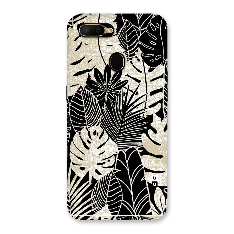 Leaf Pattern Back Case for Oppo A5s