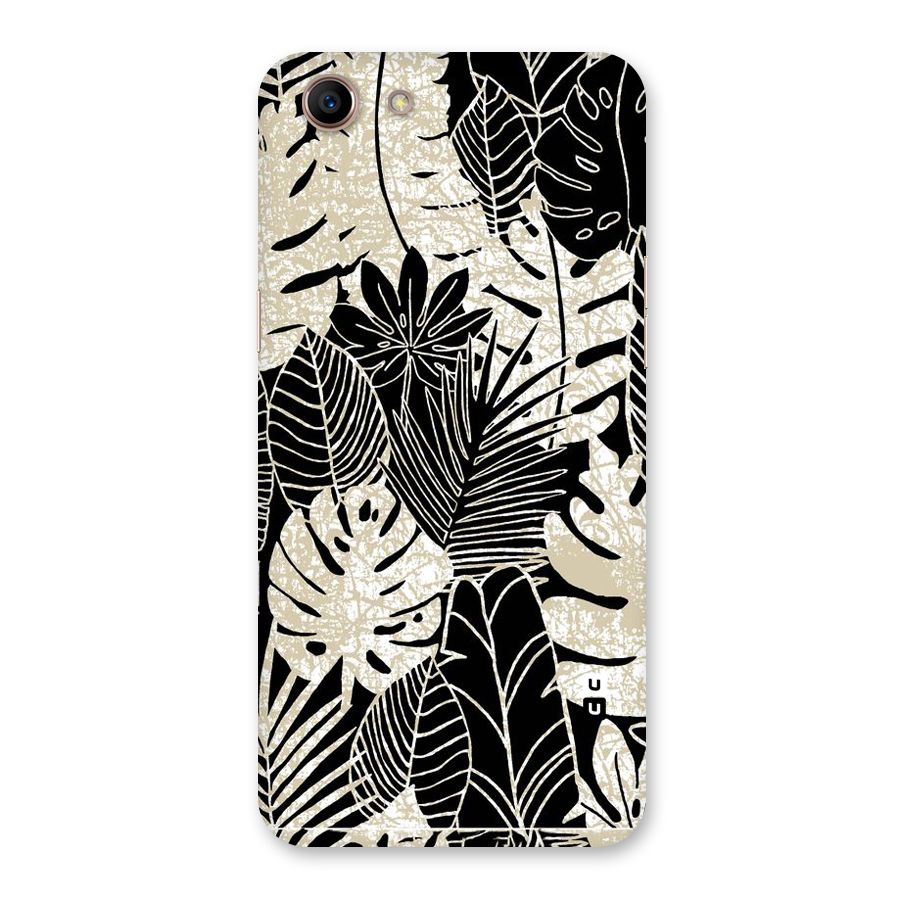 Leaf Pattern Back Case for Oppo A83 (2018)