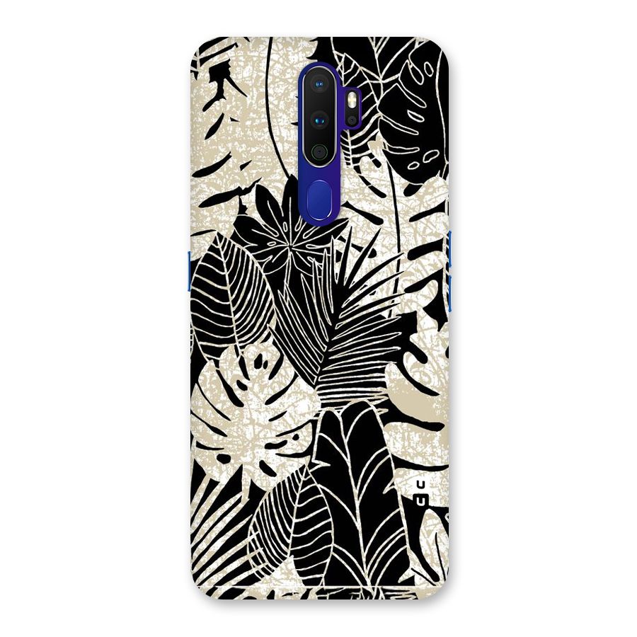 Leaf Pattern Back Case for Oppo A9 (2020)