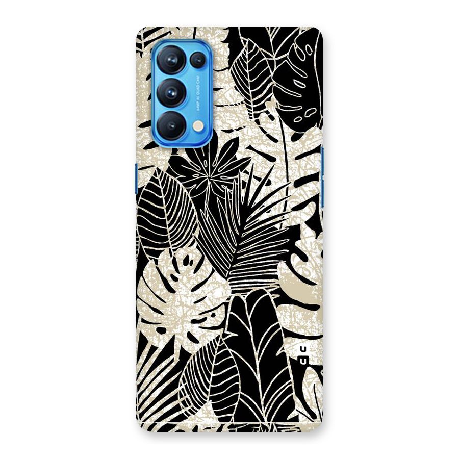 Leaf Pattern Back Case for Oppo Reno5 Pro 5G