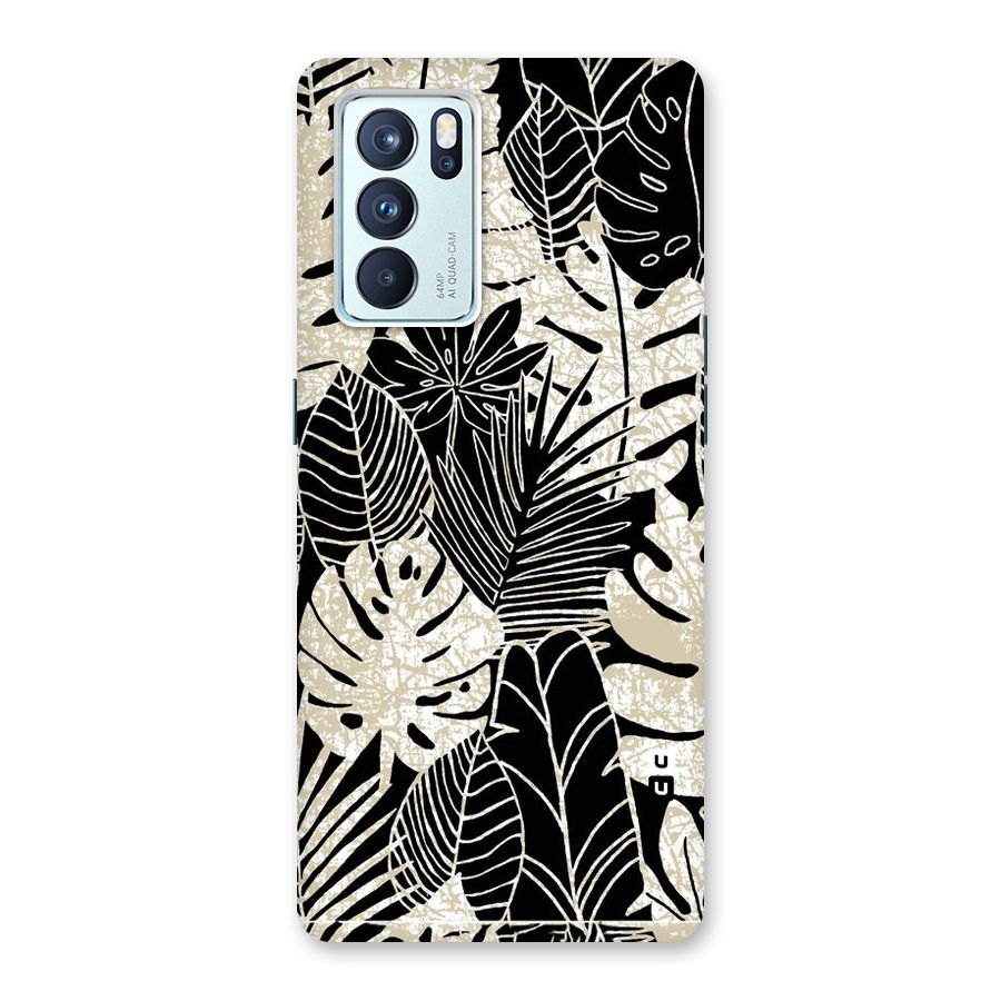 Leaf Pattern Back Case for Oppo Reno6 Pro 5G