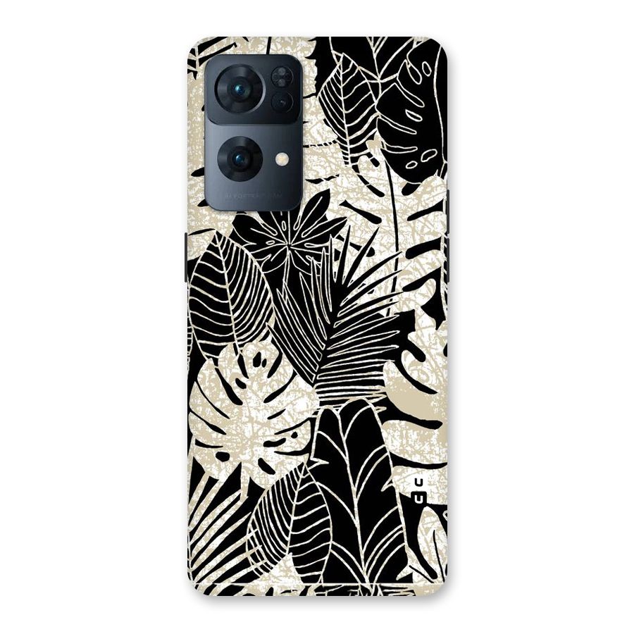 Leaf Pattern Back Case for Oppo Reno7 Pro 5G