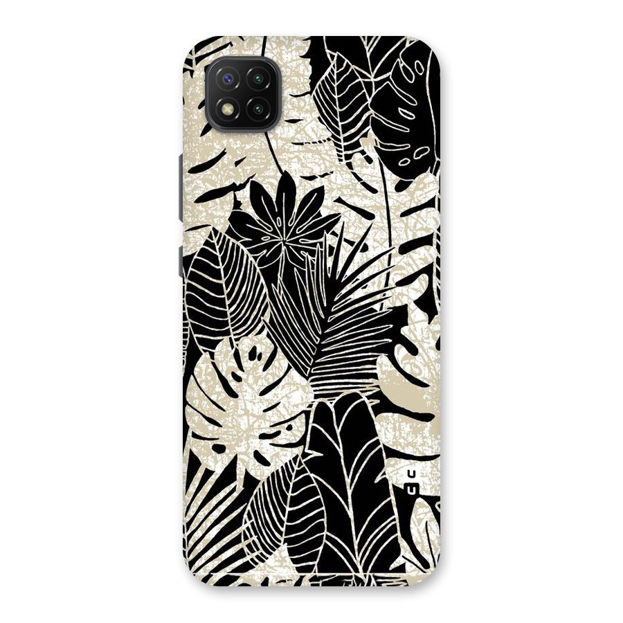 Leaf Pattern Back Case for Poco C3