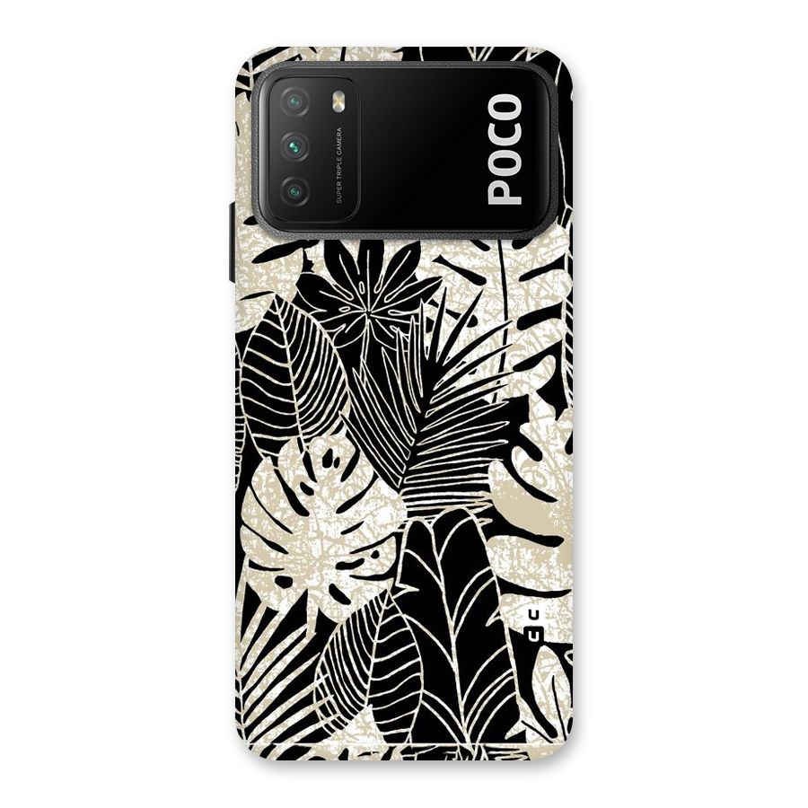 Leaf Pattern Back Case for Poco M3