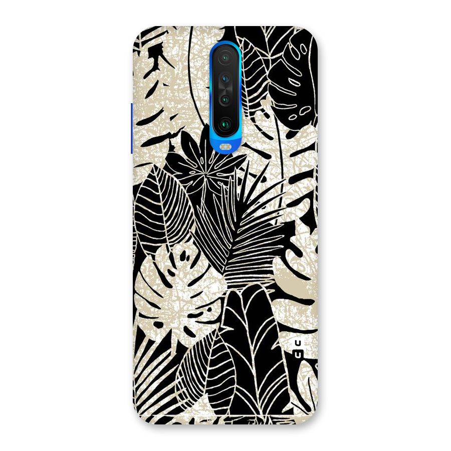 Leaf Pattern Back Case for Poco X2