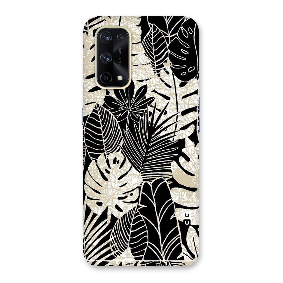 Leaf Pattern Glass Back Case for Realme X7 Pro