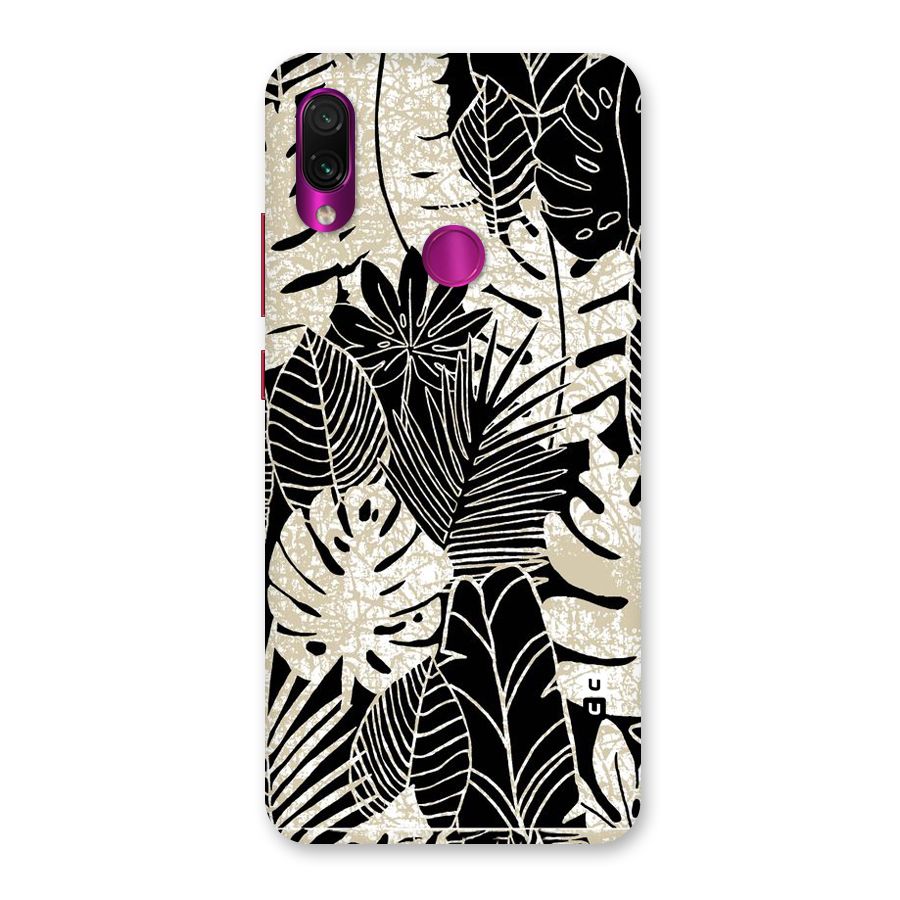 Leaf Pattern Back Case for Redmi Note 7 Pro