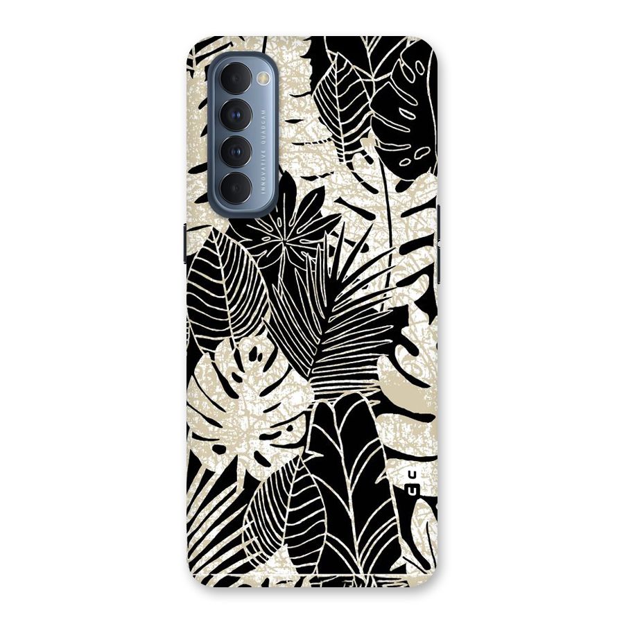 Leaf Pattern Back Case for Reno4 Pro
