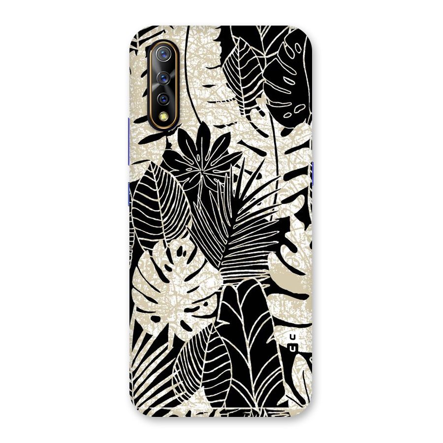 Leaf Pattern Back Case for Vivo S1