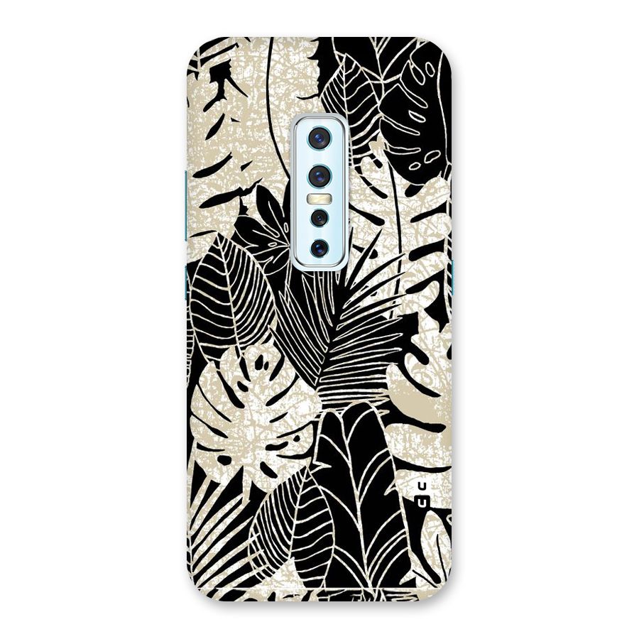 Leaf Pattern Back Case for Vivo V17 Pro