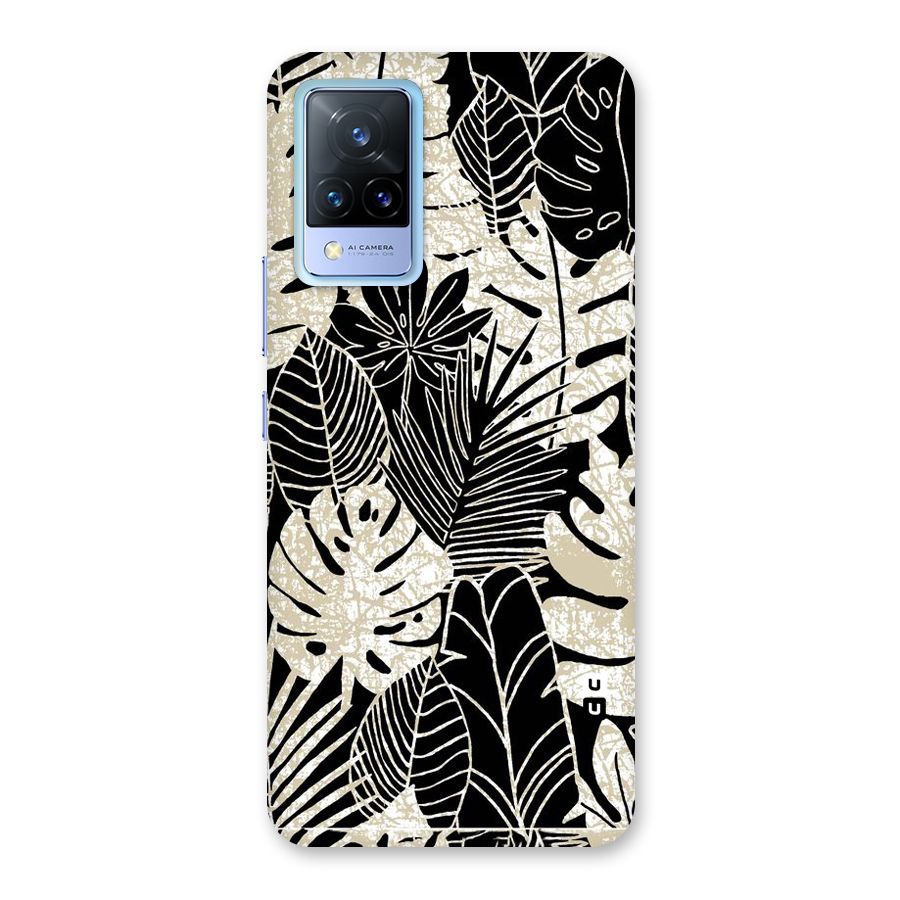 Leaf Pattern Back Case for Vivo V21 5G