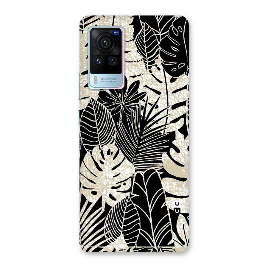 Leaf Pattern Back Case for Vivo X60 Pro
