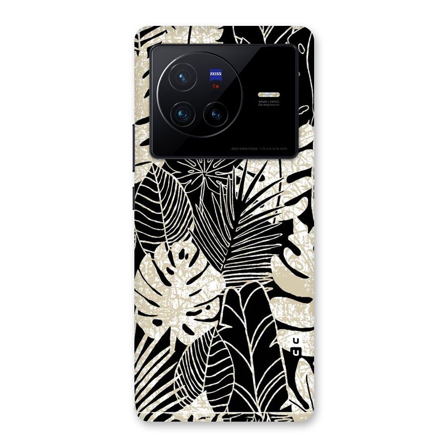 Leaf Pattern Back Case for Vivo X80