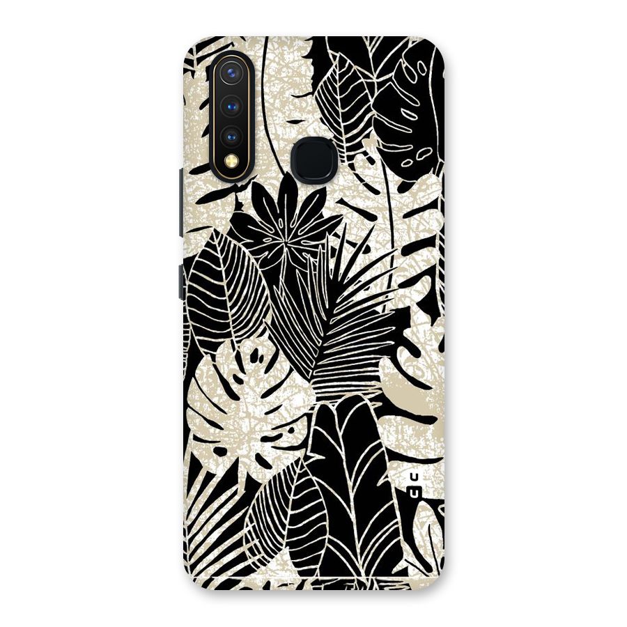 Leaf Pattern Back Case for Vivo Y19
