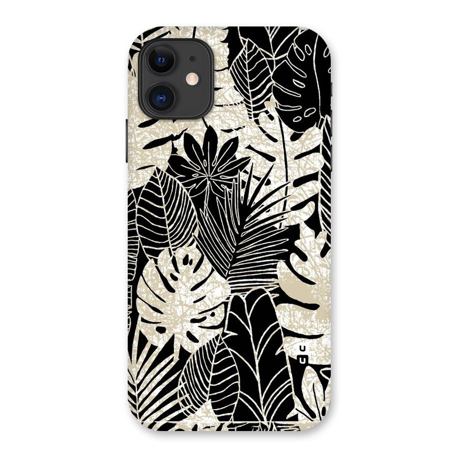 Leaf Pattern Back Case for iPhone 11