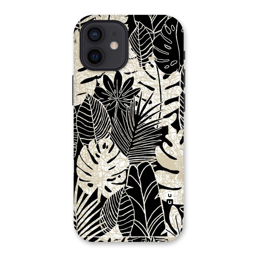 Leaf Pattern Back Case for iPhone 12