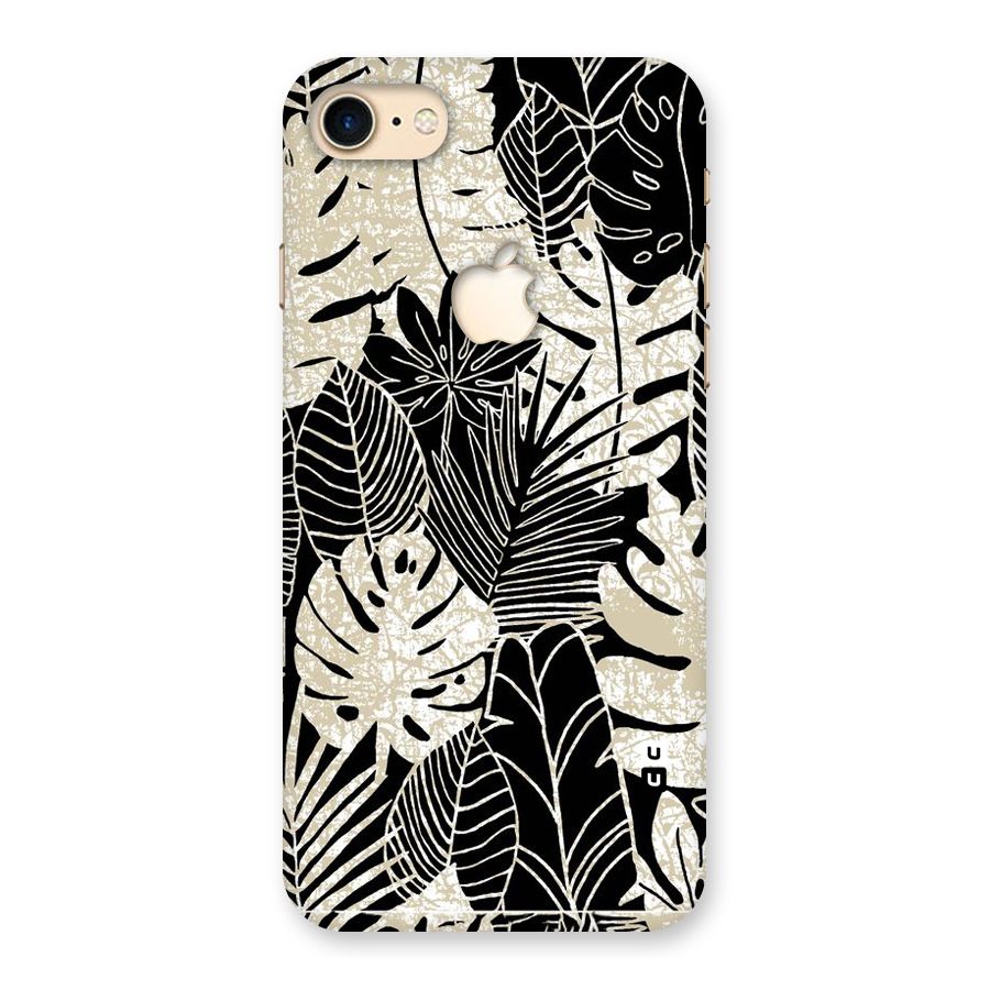 Leaf Pattern Back Case for iPhone 7 Apple Cut