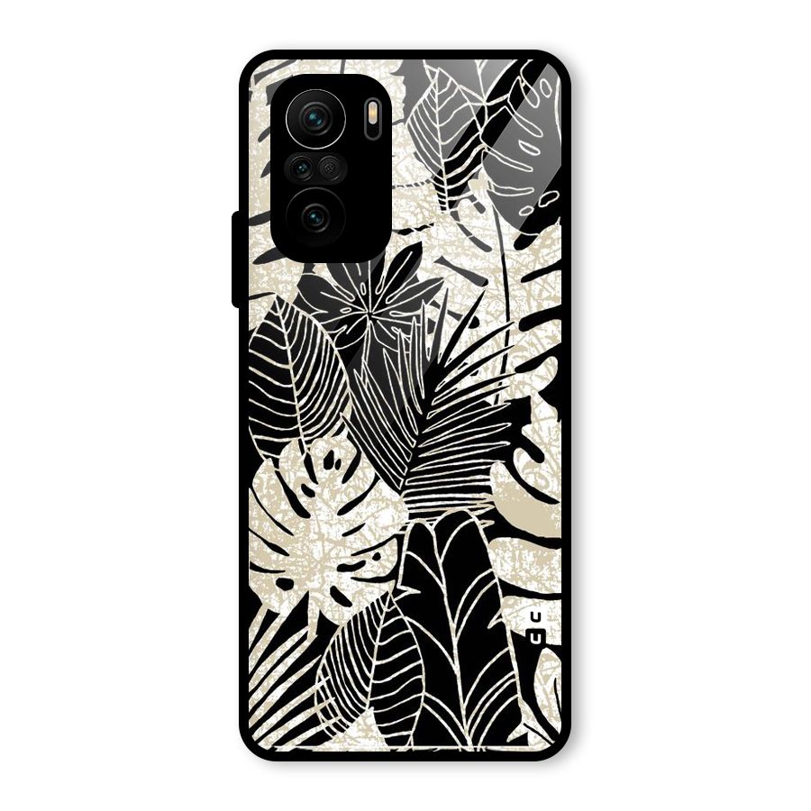 Leaf Pattern Glass Back Case for Mi 11x