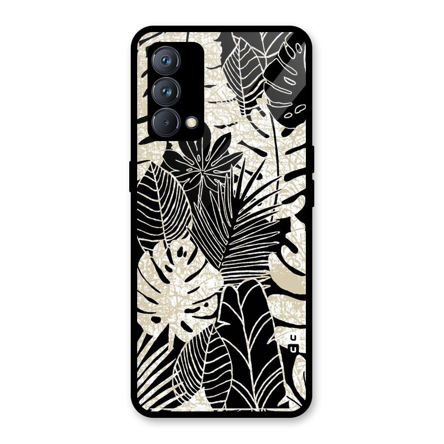 Leaf Pattern Glass Back Case for Realme GT Master Edition