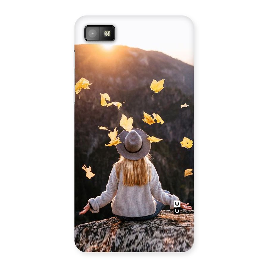Leaf Rain Sunset Back Case for Blackberry Z10