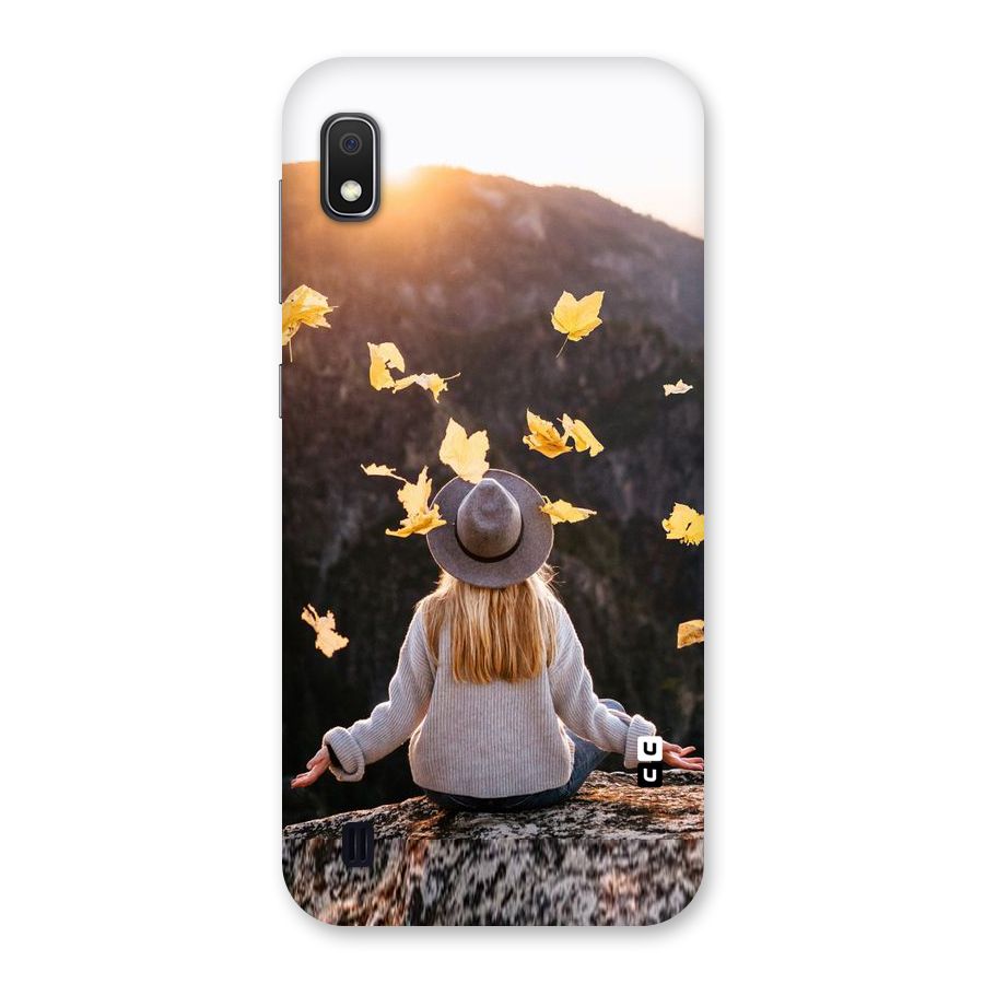 Leaf Rain Sunset Back Case for Galaxy A10