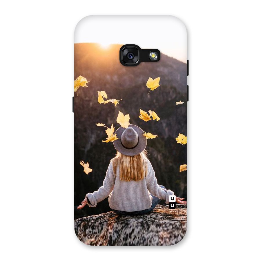 Leaf Rain Sunset Back Case for Galaxy A3 (2017)