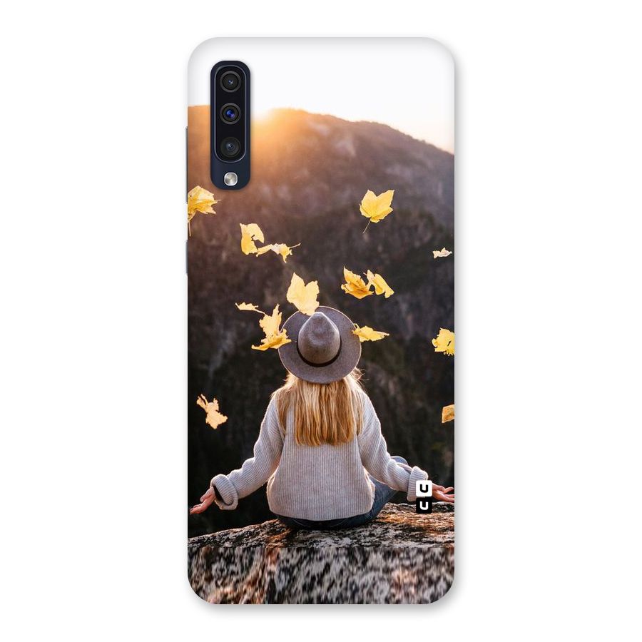 Leaf Rain Sunset Back Case for Galaxy A50s