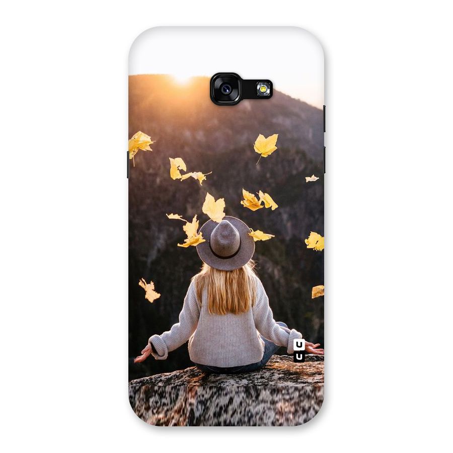 Leaf Rain Sunset Back Case for Galaxy A5 2017