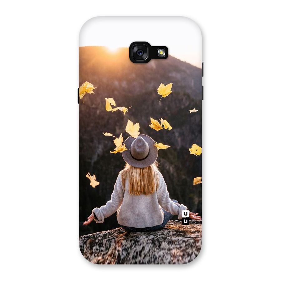 Leaf Rain Sunset Back Case for Galaxy A7 (2017)