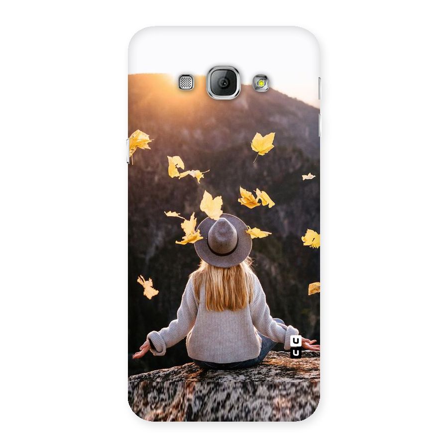 Leaf Rain Sunset Back Case for Galaxy A8