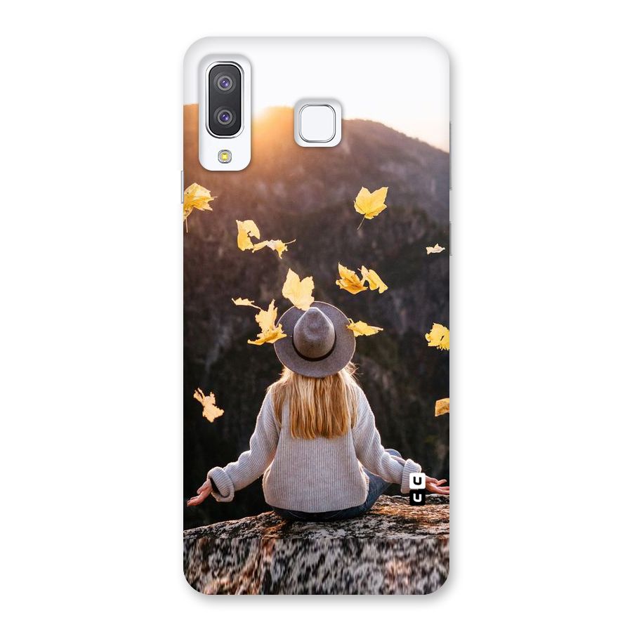 Leaf Rain Sunset Back Case for Galaxy A8 Star