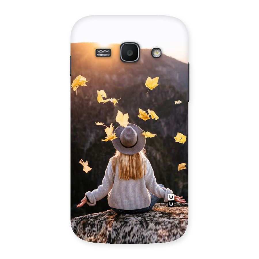 Leaf Rain Sunset Back Case for Galaxy Ace 3