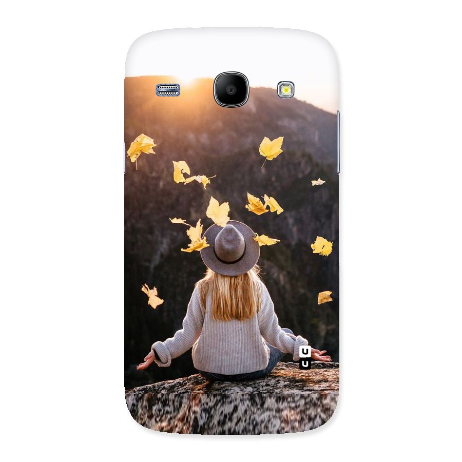 Leaf Rain Sunset Back Case for Galaxy Core
