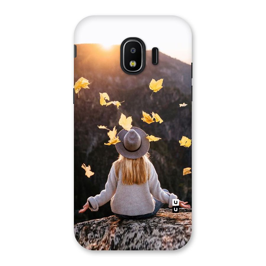 Leaf Rain Sunset Back Case for Galaxy J2 Pro 2018