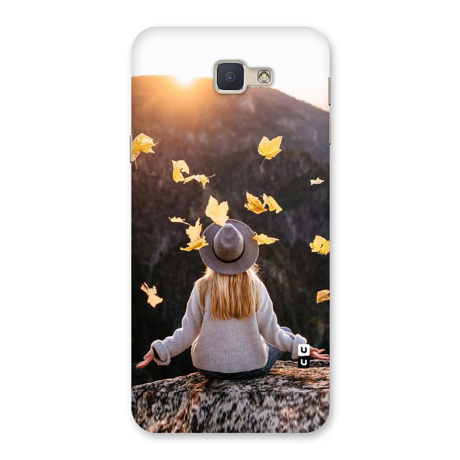 Leaf Rain Sunset Back Case for Galaxy J5 Prime