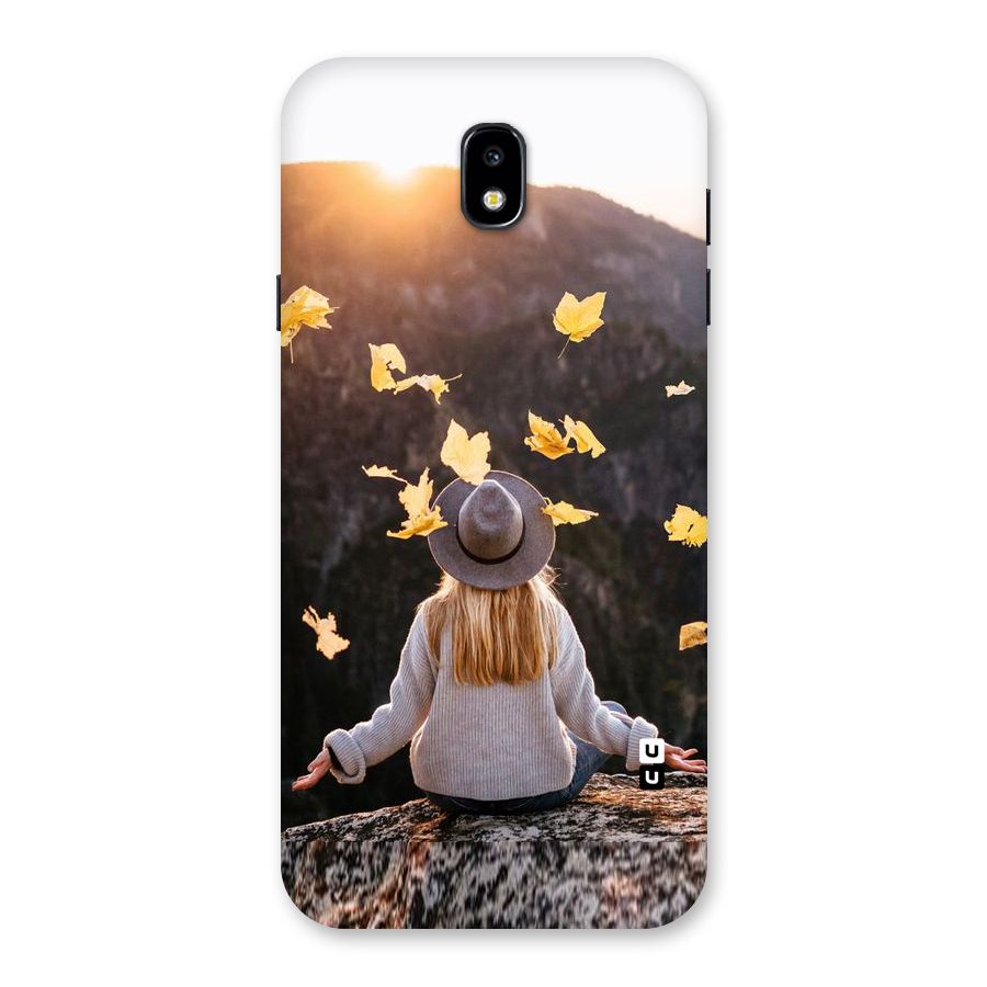 Leaf Rain Sunset Back Case for Galaxy J7 Pro