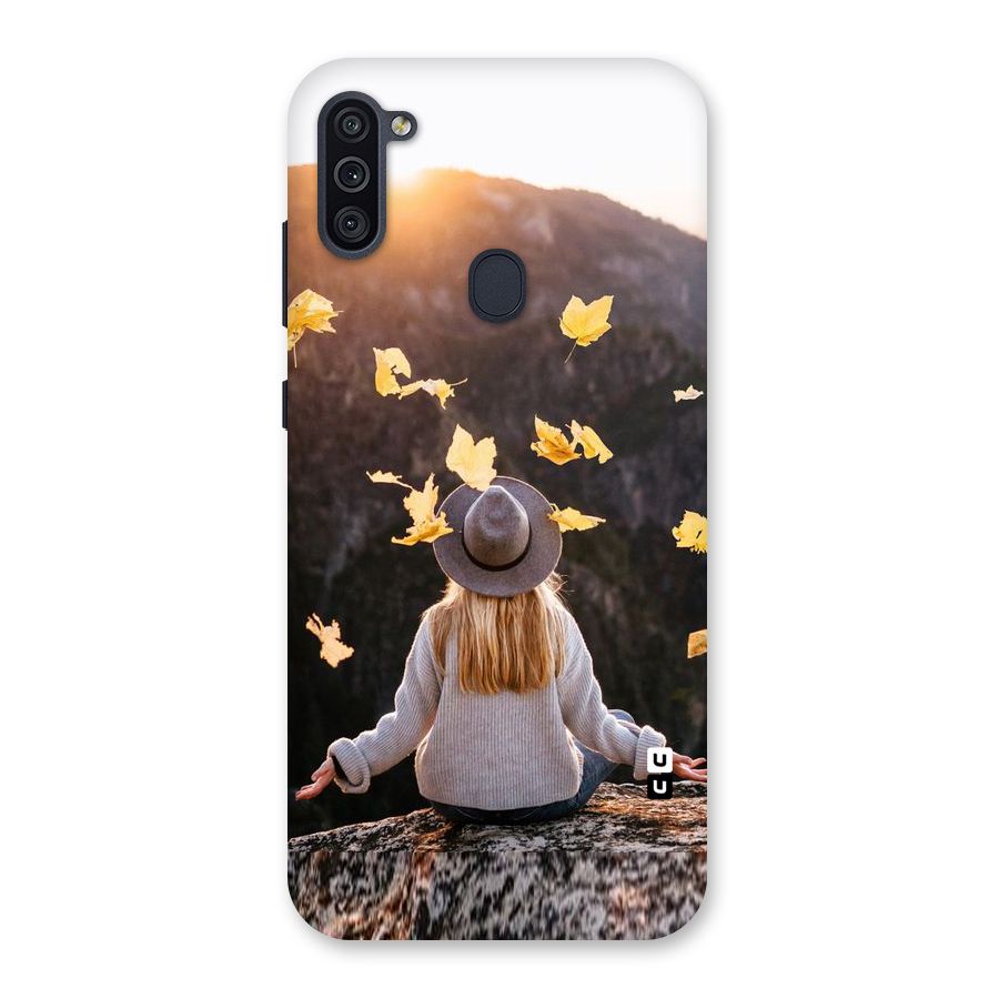 Leaf Rain Sunset Back Case for Galaxy M11