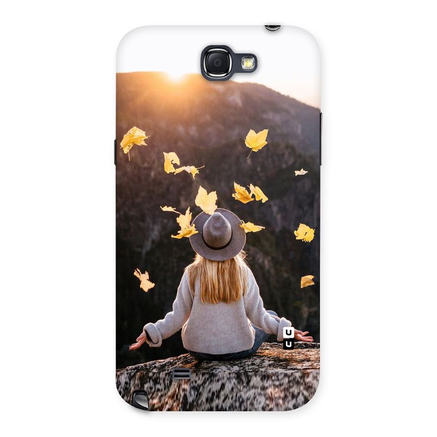 Leaf Rain Sunset Back Case for Galaxy Note 2