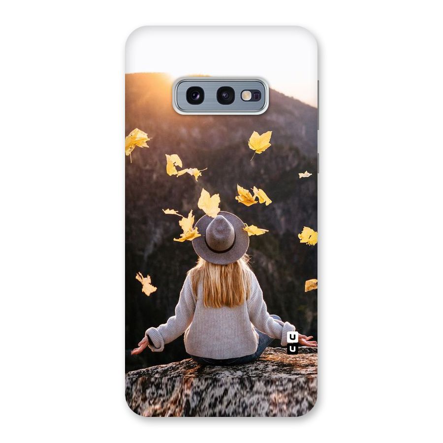 Leaf Rain Sunset Back Case for Galaxy S10e