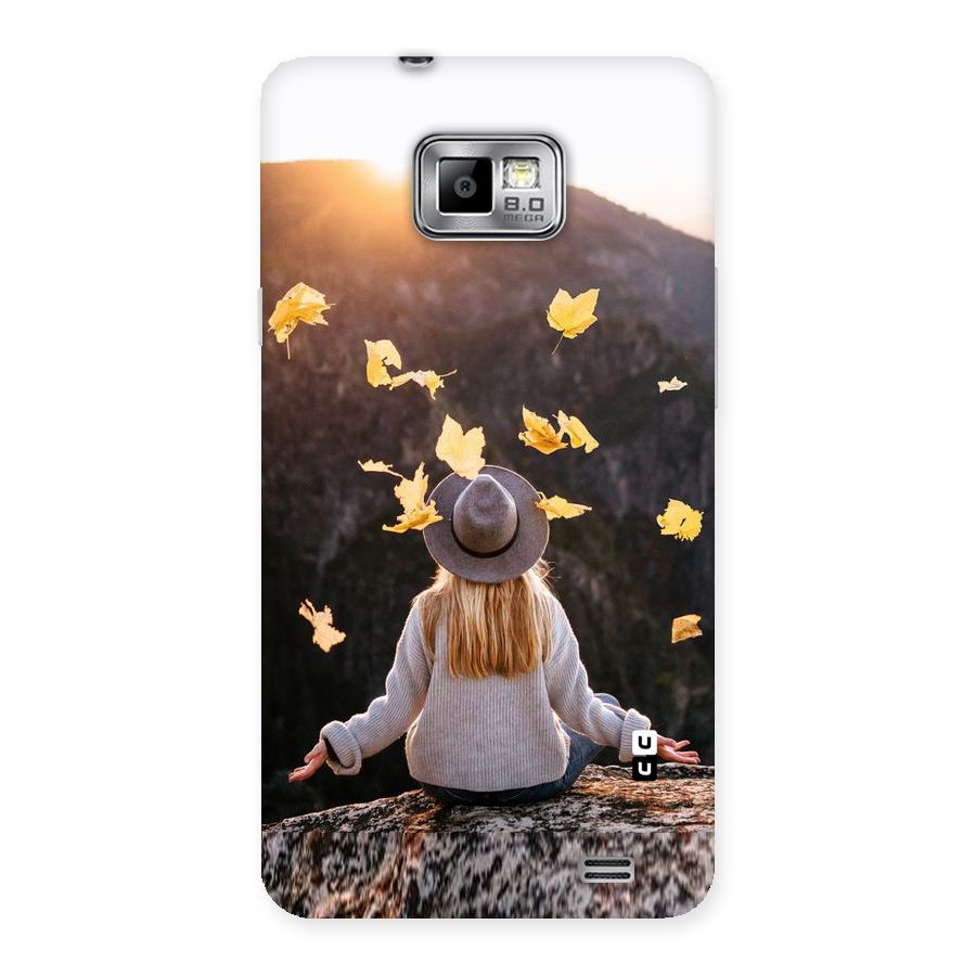 Leaf Rain Sunset Back Case for Galaxy S2