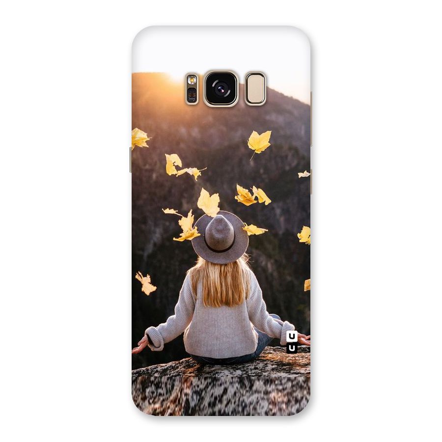 Leaf Rain Sunset Back Case for Galaxy S8