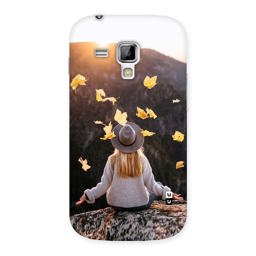 Leaf Rain Sunset Back Case for Galaxy S Duos