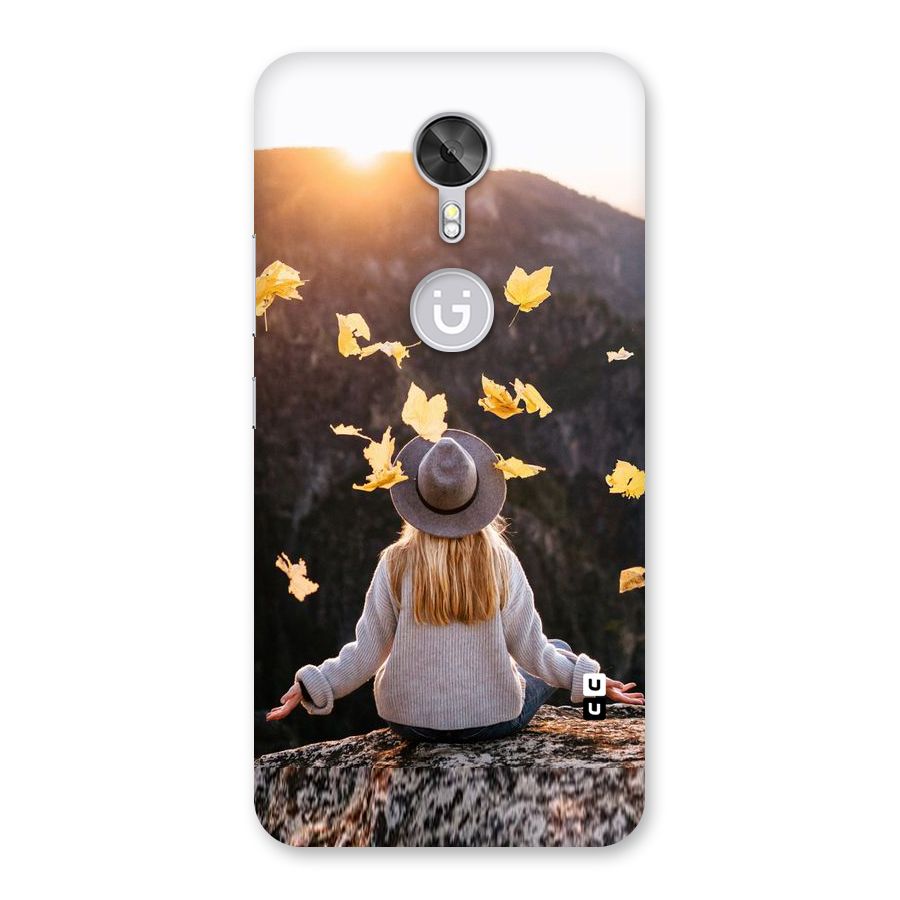 Leaf Rain Sunset Back Case for Gionee A1