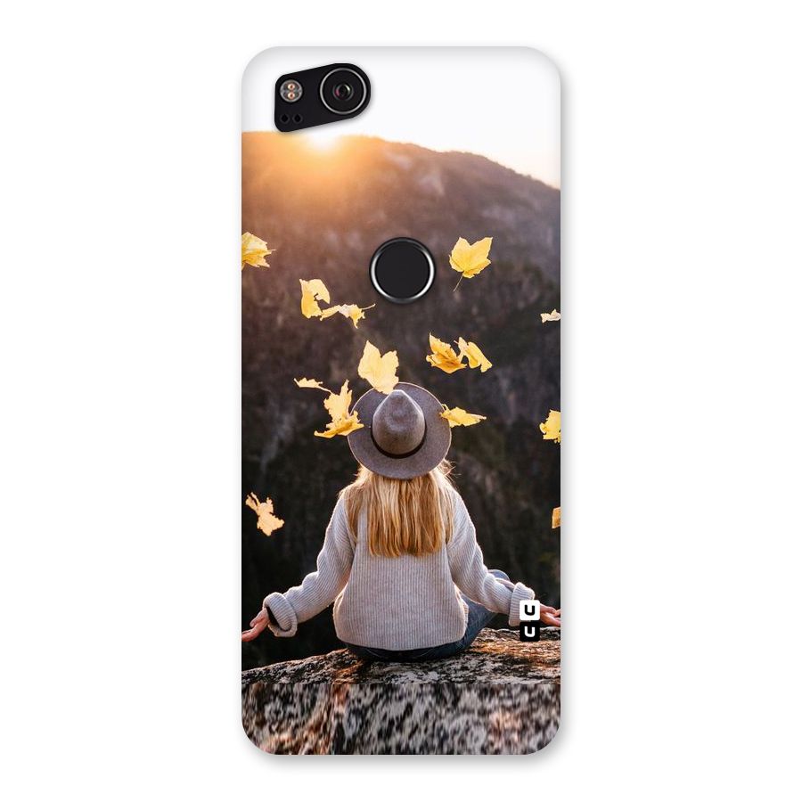 Leaf Rain Sunset Back Case for Google Pixel 2