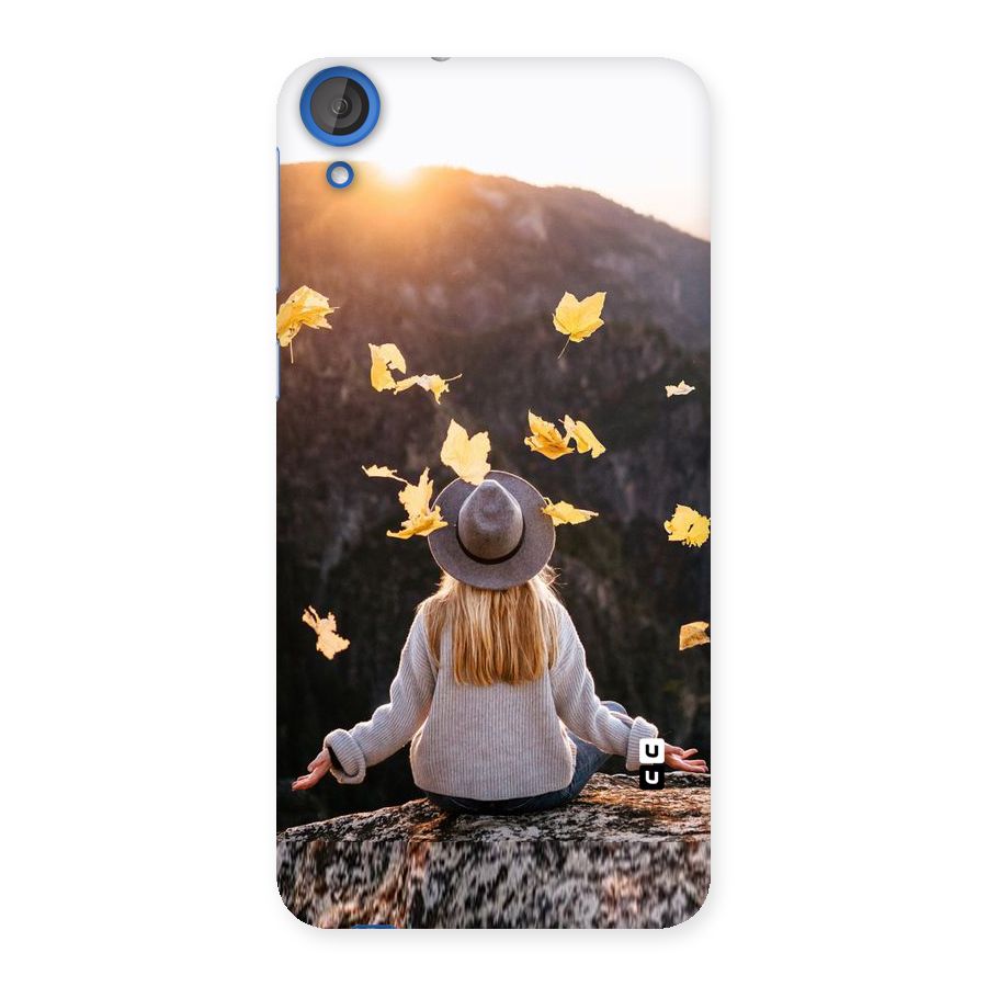 Leaf Rain Sunset Back Case for HTC Desire 820